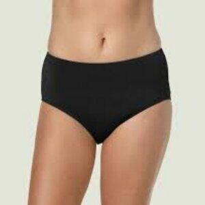 Jantzen Black Solid Comfort Core Bikini Bottom 14